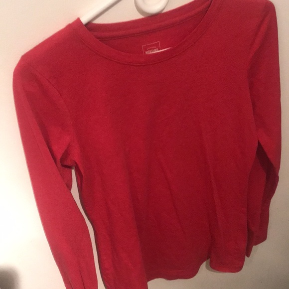 Like New Cardinal Res Sporty Long Sleeve Tshirt Mossimo Casual Tee - Picture 3 of 7